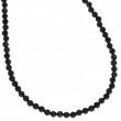 Black Spinell Collier 50 cm, Silber 925 rhodiniert