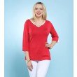 Feinstrick-Pullover mit Double-Face-Saum