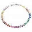 Armband "Rainbow Balloons", Zirkonia, Silber 925 rhodiniert