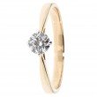 Brillant-Ring, 0,50 ct., Top Wesselton, Gold 585 poliert