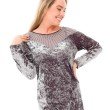 Pannesamt Longpullover Couture