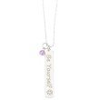 Kette "Be Yourself", Amethyst, Silber 925