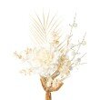 Peonien-Mix-Bouquet in Trockenblumenoptik, 58 cm
