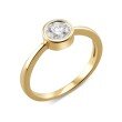 Solitär-Ring, Brillant 0,50 ct., Gold 585