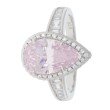 Design-Ring "Pink Pleasure", Zirkonia, Silber 925 rhodiniert