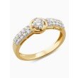 Brillant-Ring, LG, Zertifikat, 0,50 ct., SI, Gold 585