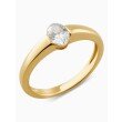 Brillant-Ring, oval, 0,50 ct., SI, Gold 585