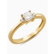 Design-Ring, 3 Diamanten, 0,50 ct. G/H, SI, Gold 585