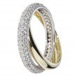 Ring "Love Connection", Silber 925 bicolor