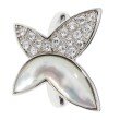 Butterfly-Ring, Silber 925 rhodiniert