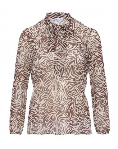 Bluse Aix "Zebradruck"