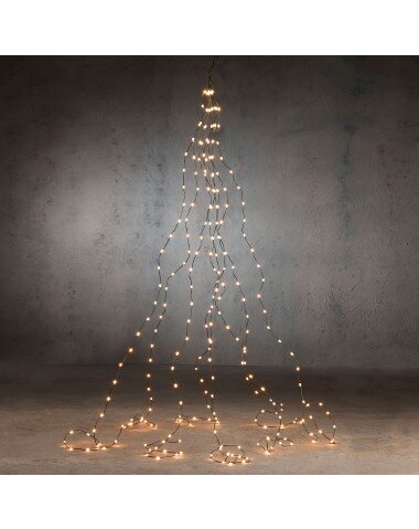 Weihnachtsbaum-Beleuchtung 160 cm hoch, 256 LEDs