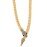 Schlangen-Collier "Happy Snake", Länge ca. 85 cm - vergoldet
