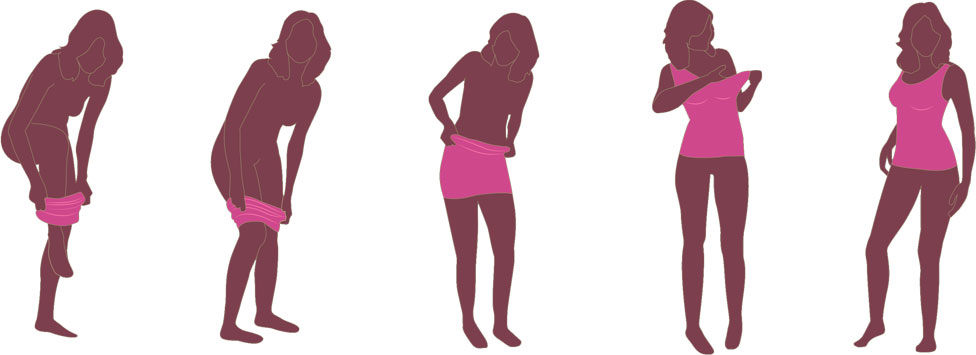 Shapewear richtig anziehen