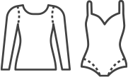 Shaping Tops und Bodies eignen sich besonders gut für den Apfel-Figurtyp.