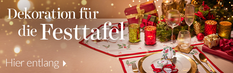 Weihnachtswelt - Festtafel