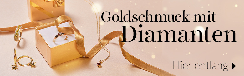 Weihnachtswelt - Funkelnder Goldschmuck mit Diamanten